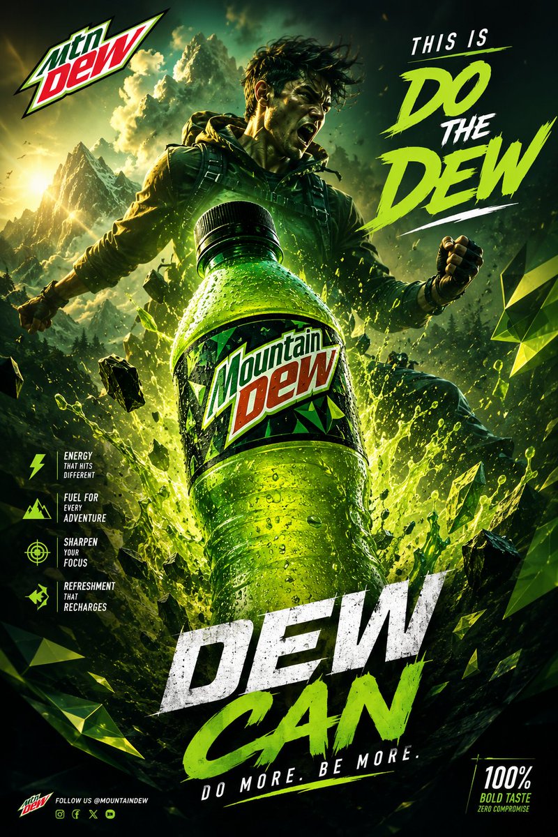 Drink Advertisment Poster 🔥