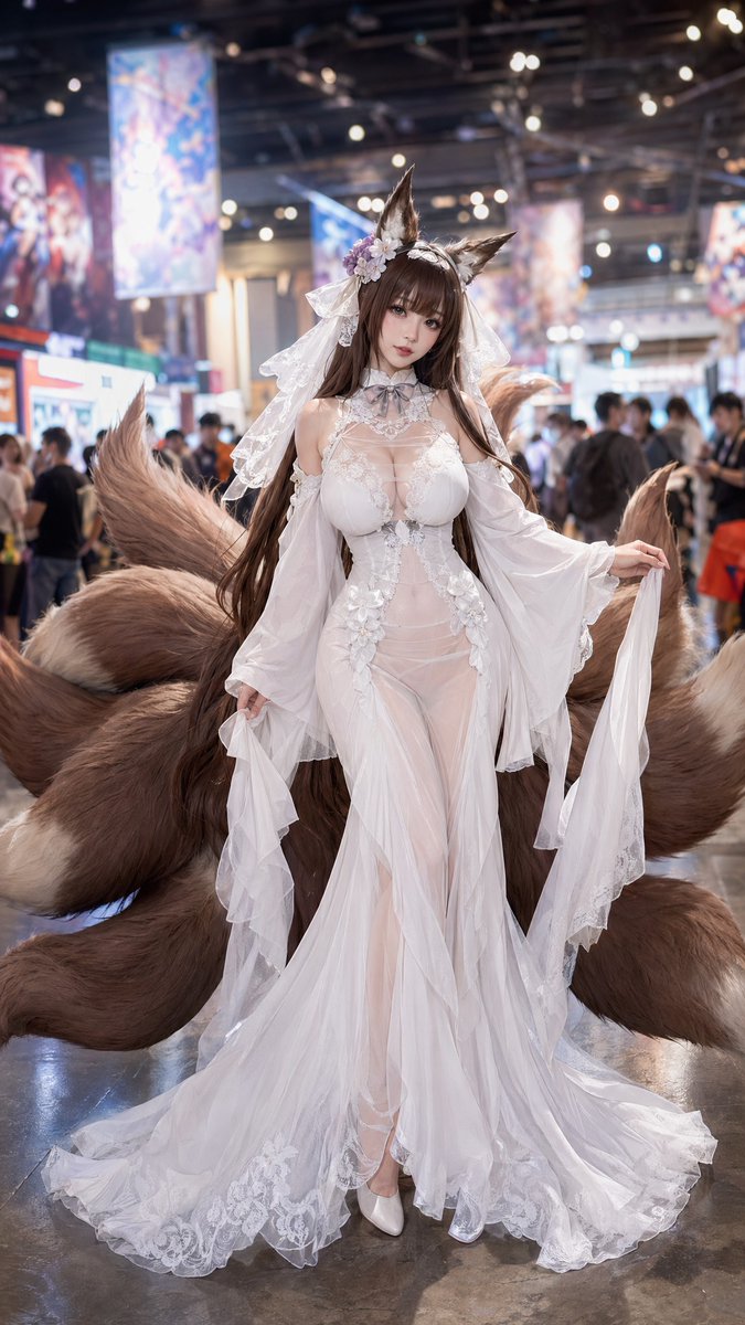 碧藍航線COSPLAY，每天一發，爭取把全皮膚都發完，這次是天城跟倫敦的花嫁、可畏（μ兵裝）、濟安異域夢鄉主題的皮膚，有