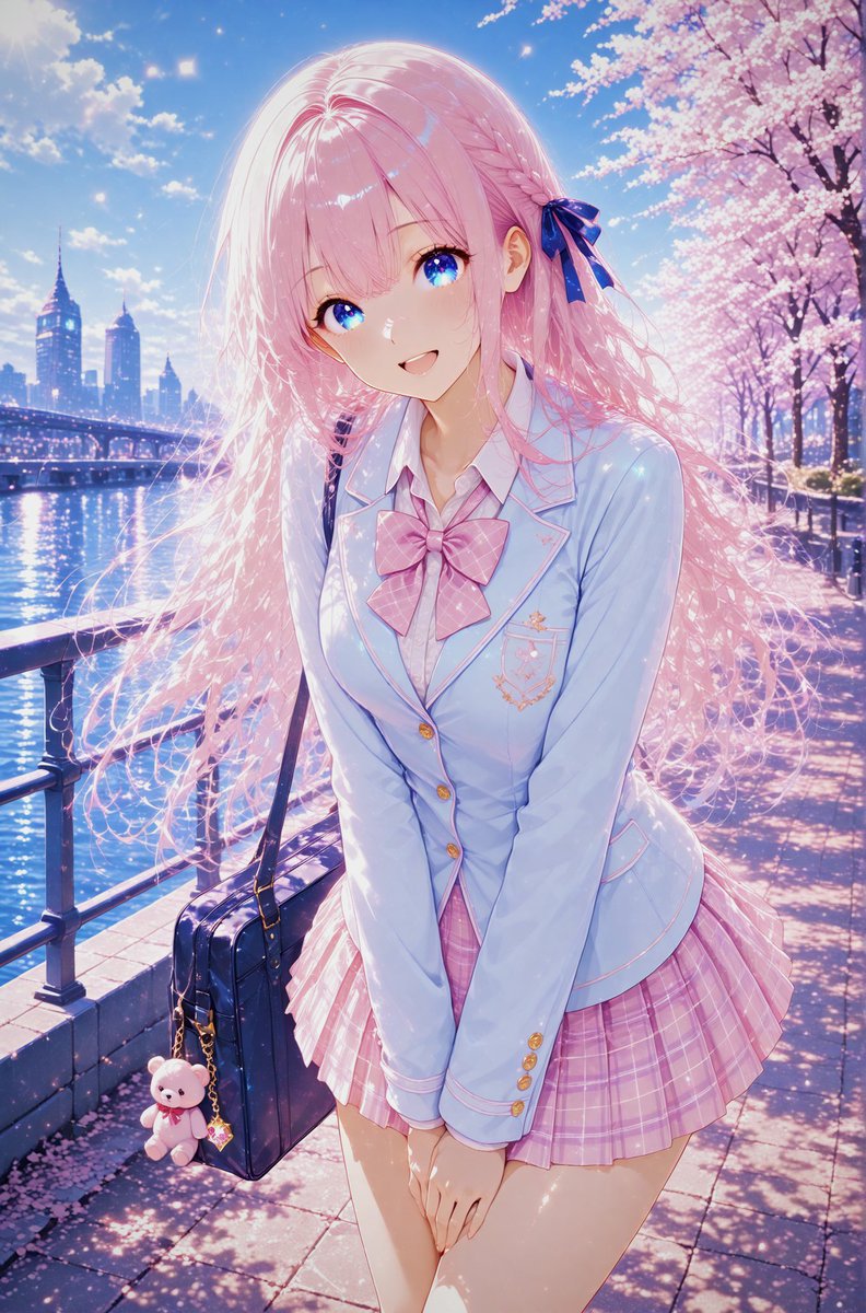 🩵今日はパステル制服コーデです🩵