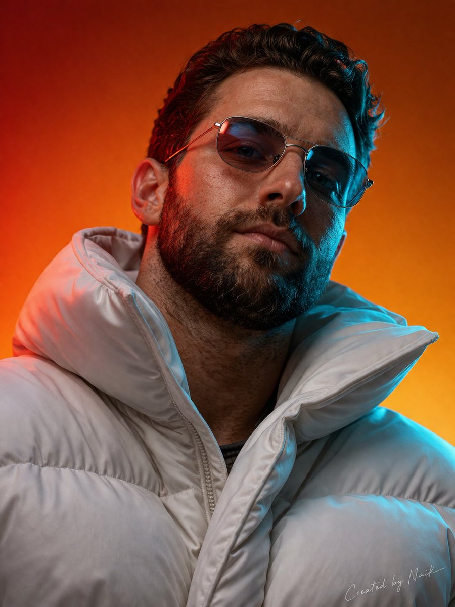 Create an ultra-photorealistic cinematic portrait of a man v