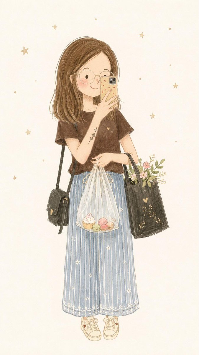Transform the photo into a delicate minimalist hand-drawn ch