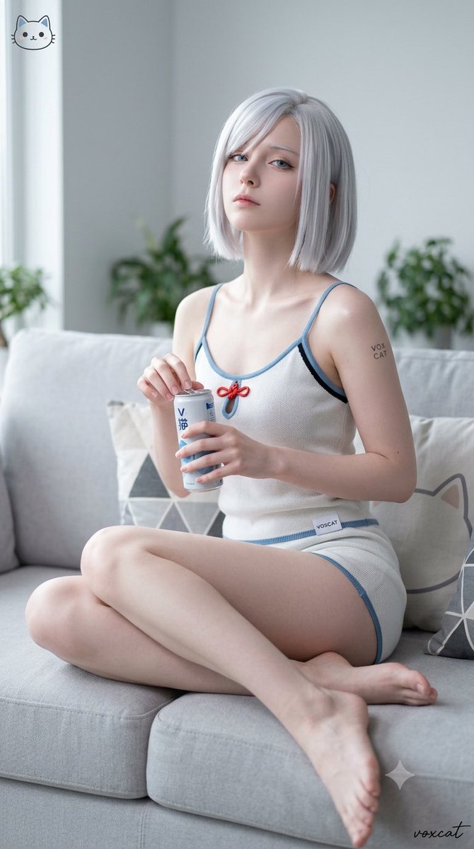 Subject:【角色】,成年女性,游戏或动漫角色真人 COS,保留角色的发色、瞳色、短发轮廓、代表性配色与清冷气质,并