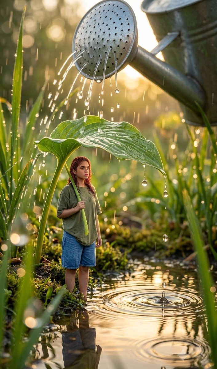 Finding shelter under nature’s little umbrella.🍀