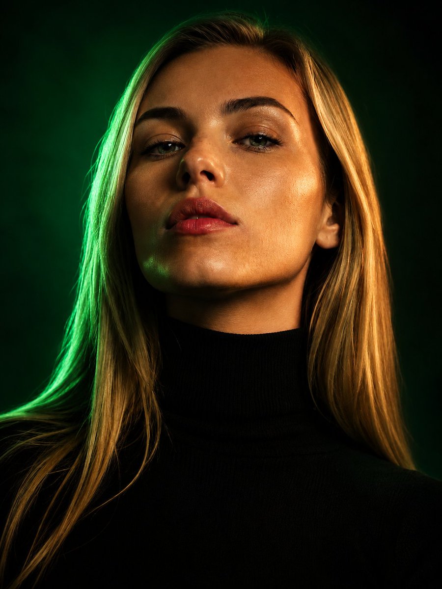 Transform the uploaded photo into a premium cinematic studio