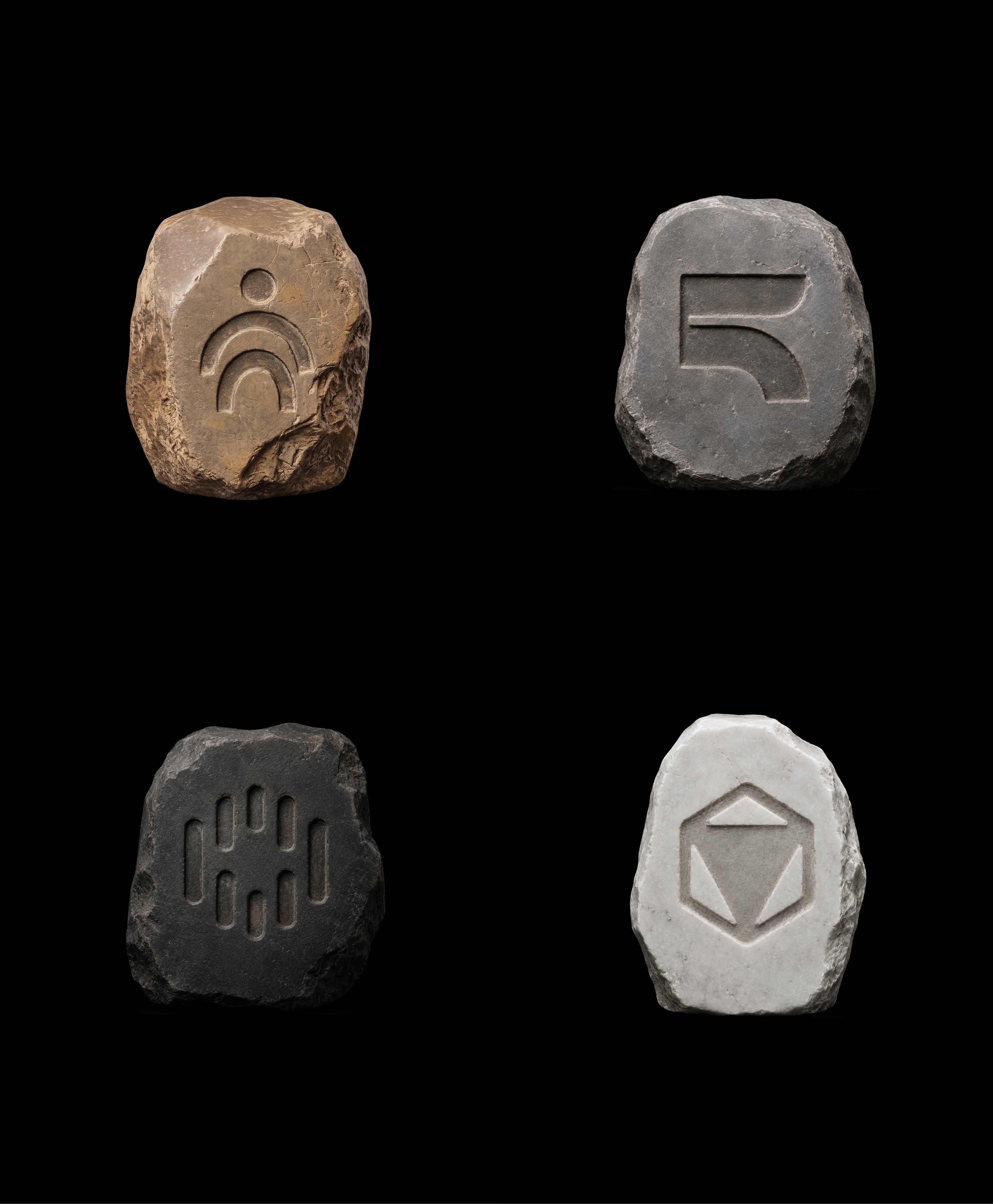 Prompt for the stone effect: