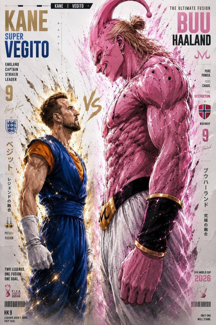 Ultra-detailed anime x sports crossover poster, full-body ac
