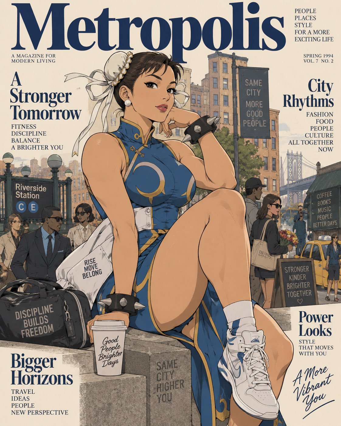 「90年代欧美高端生活方式杂志式都市线描插画，都市生活方式 editorial illustration，清晰等线宽线描