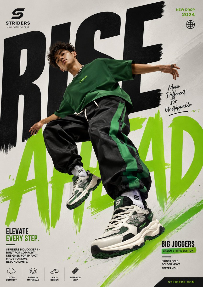 Shoe advertisement poster 🔥