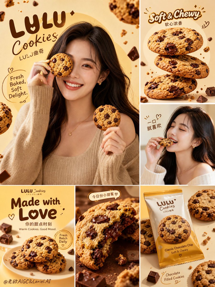 a vertical 4:5 premium Instagram-style brand board for "LULU