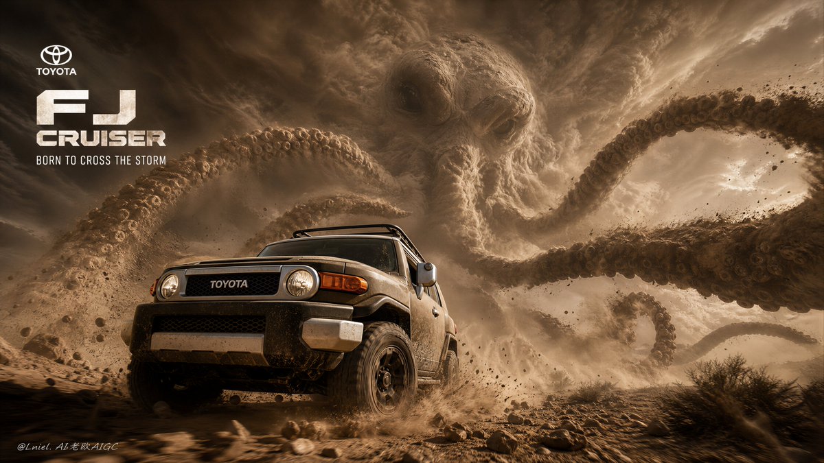 Create an ultra-premium cinematic key visual for the Toyota 