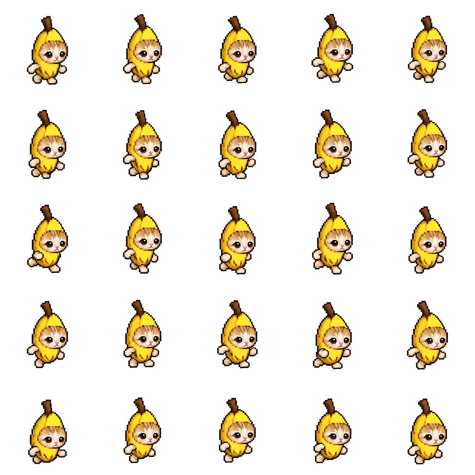 Create a personalized pixel-art meme animation from the uplo