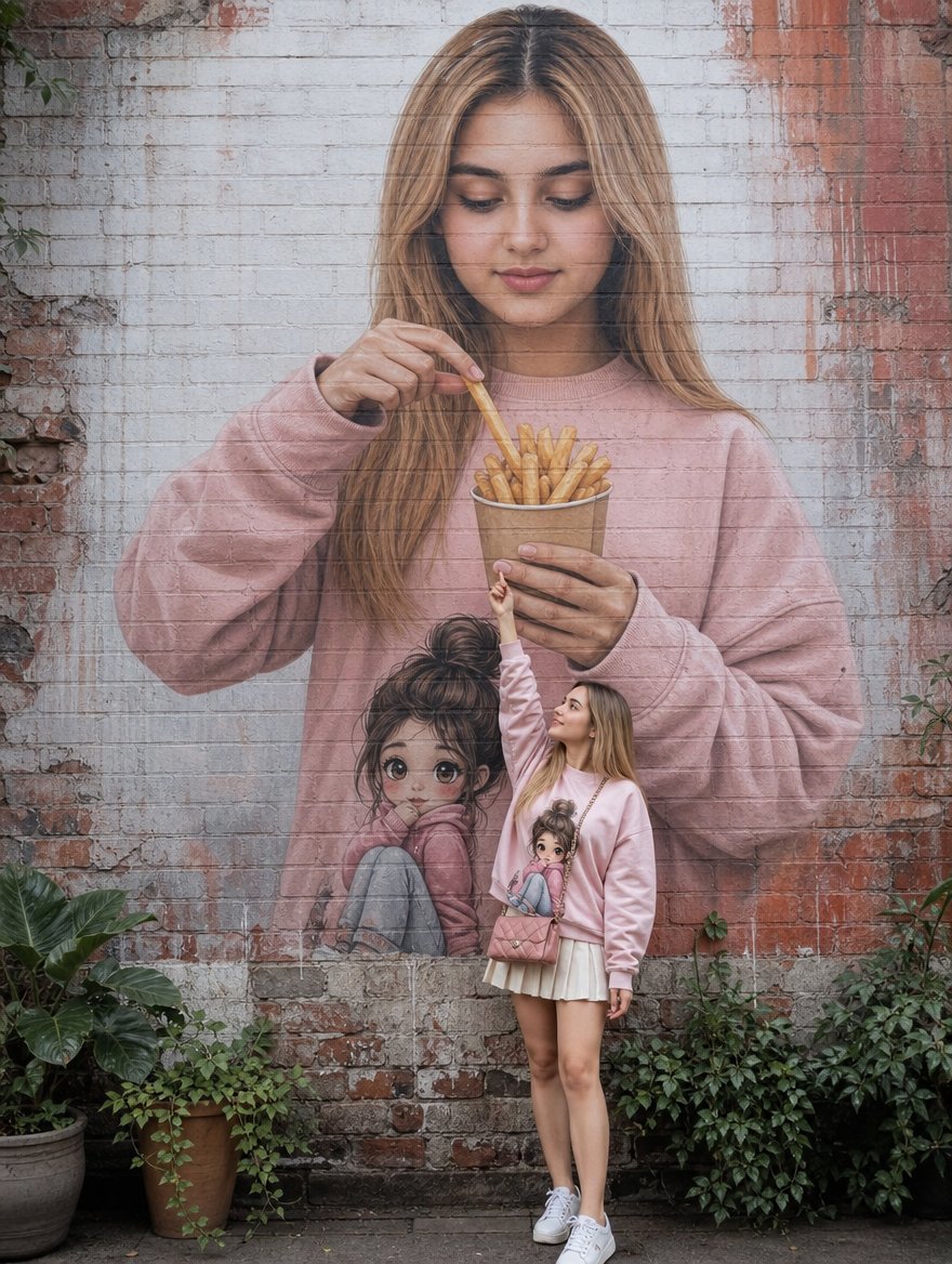 Ultra realistic cinematic photo of a young woman standing in