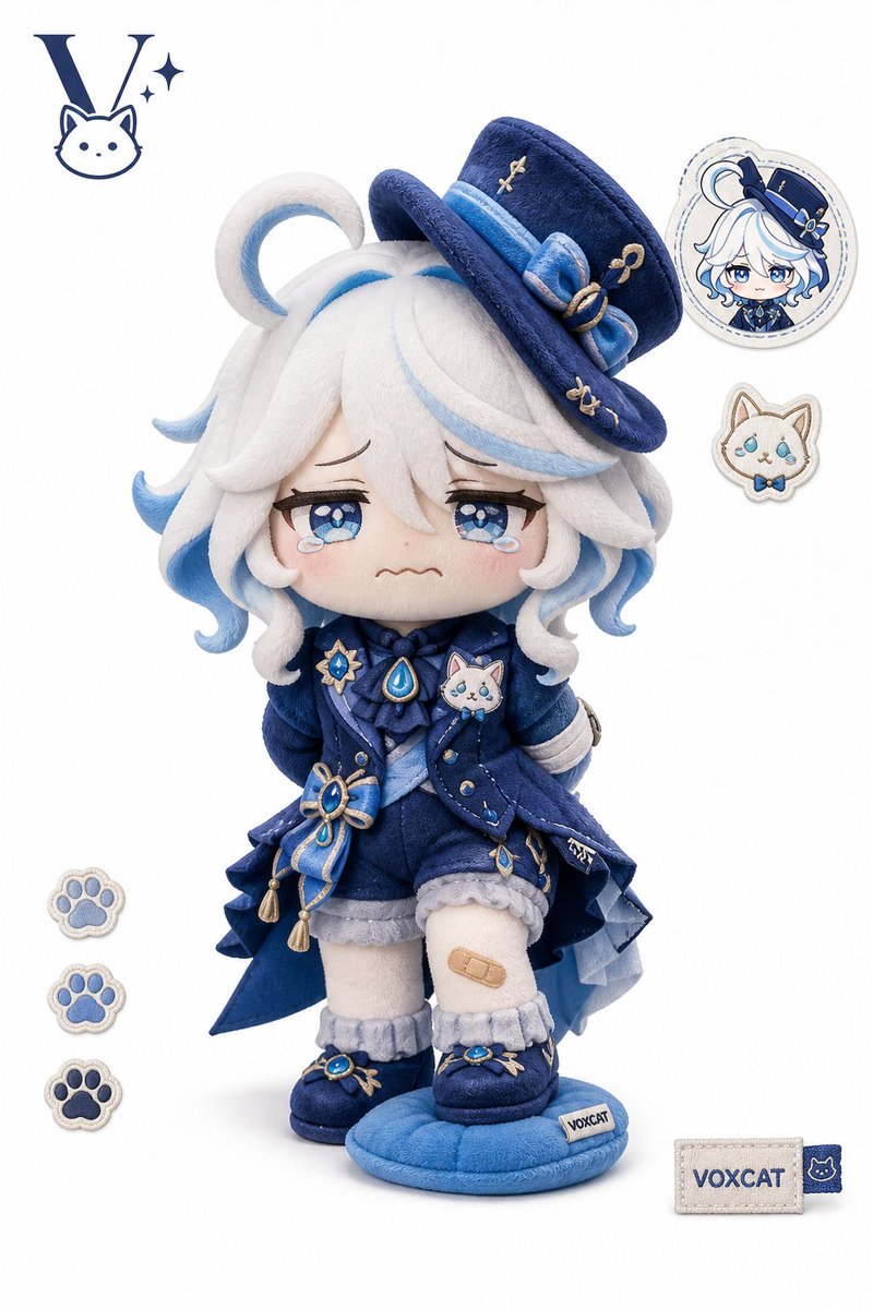 image2 新画风探索：委屈忍笑毛绒玩偶角色海报