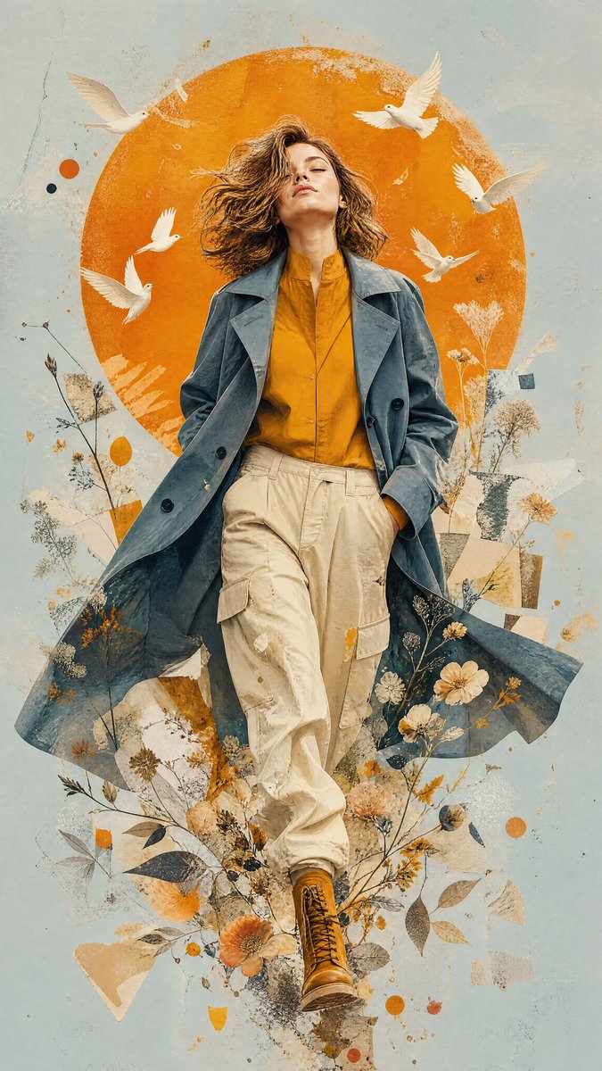 A premium contemporary mixed-media editorial illustration of