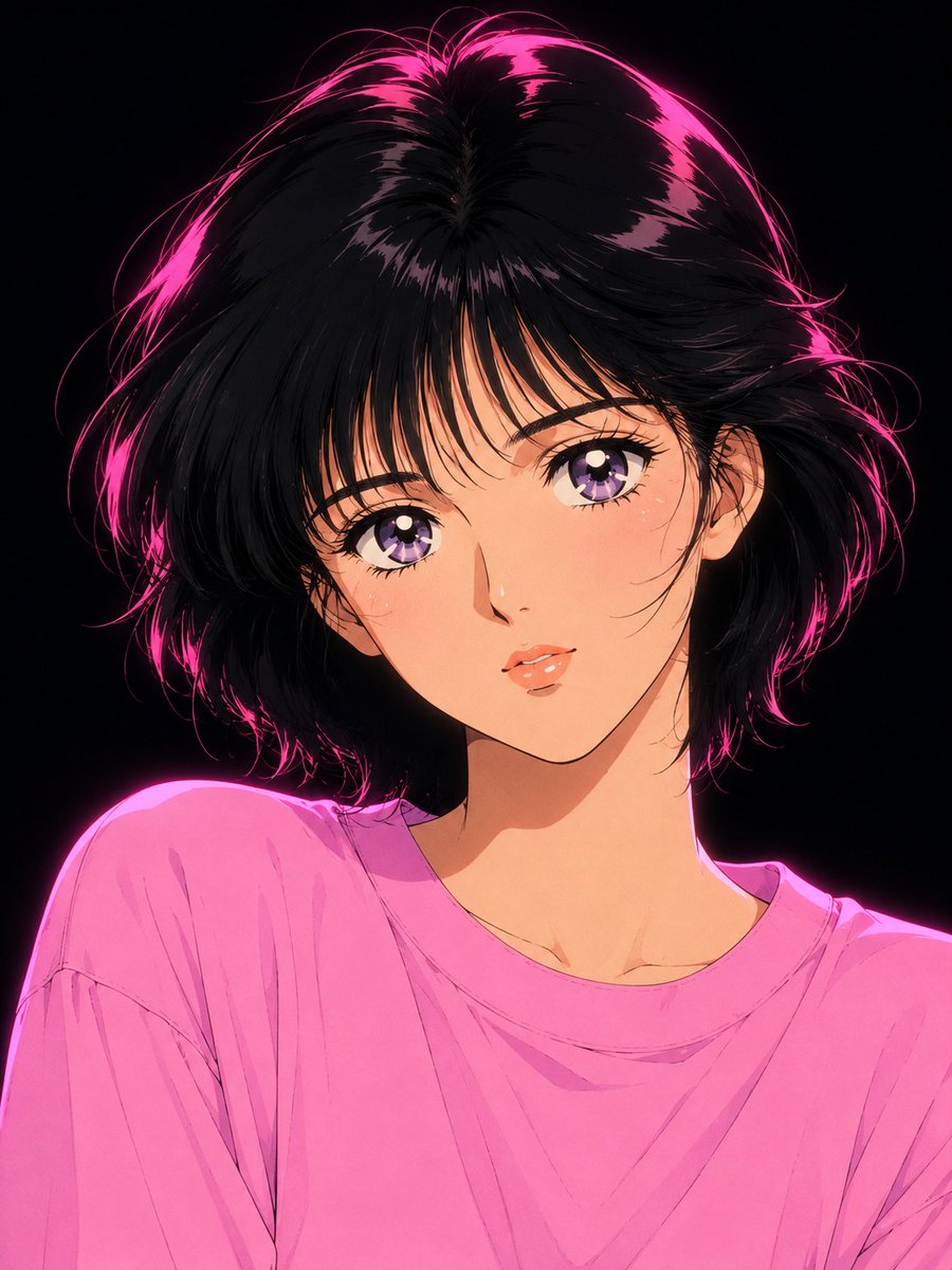 Create an ultra-detailed retro Japanese anime portrait inspi