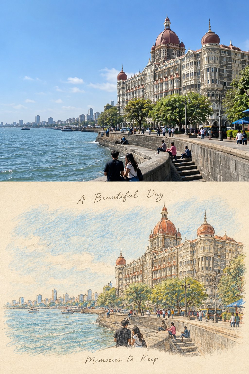 Create a premium vertical travel-journal poster in an exact
