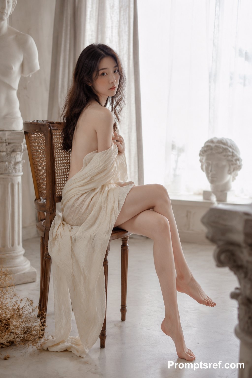 Create a **2:3 vertical, full-body environmental portrait in