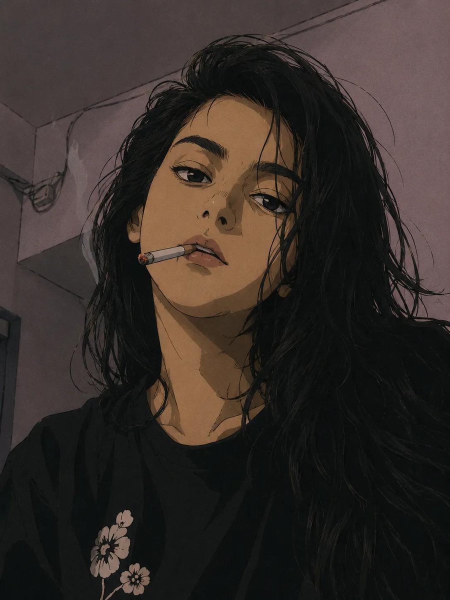 Take this photograph and turn it into a 90s anime-style port