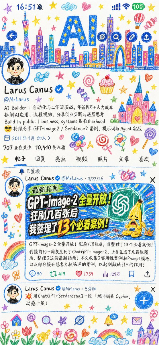ChatGPT把任何图片、照片转成10岁儿童蜡笔风格画