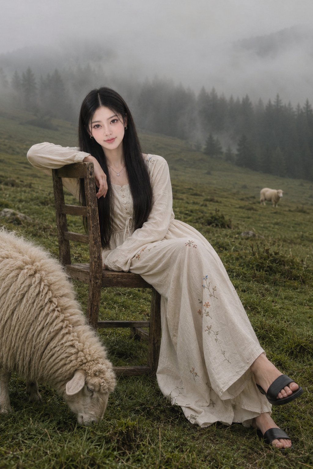 Create a photorealistic 9:16 vertical portrait of a beautifu