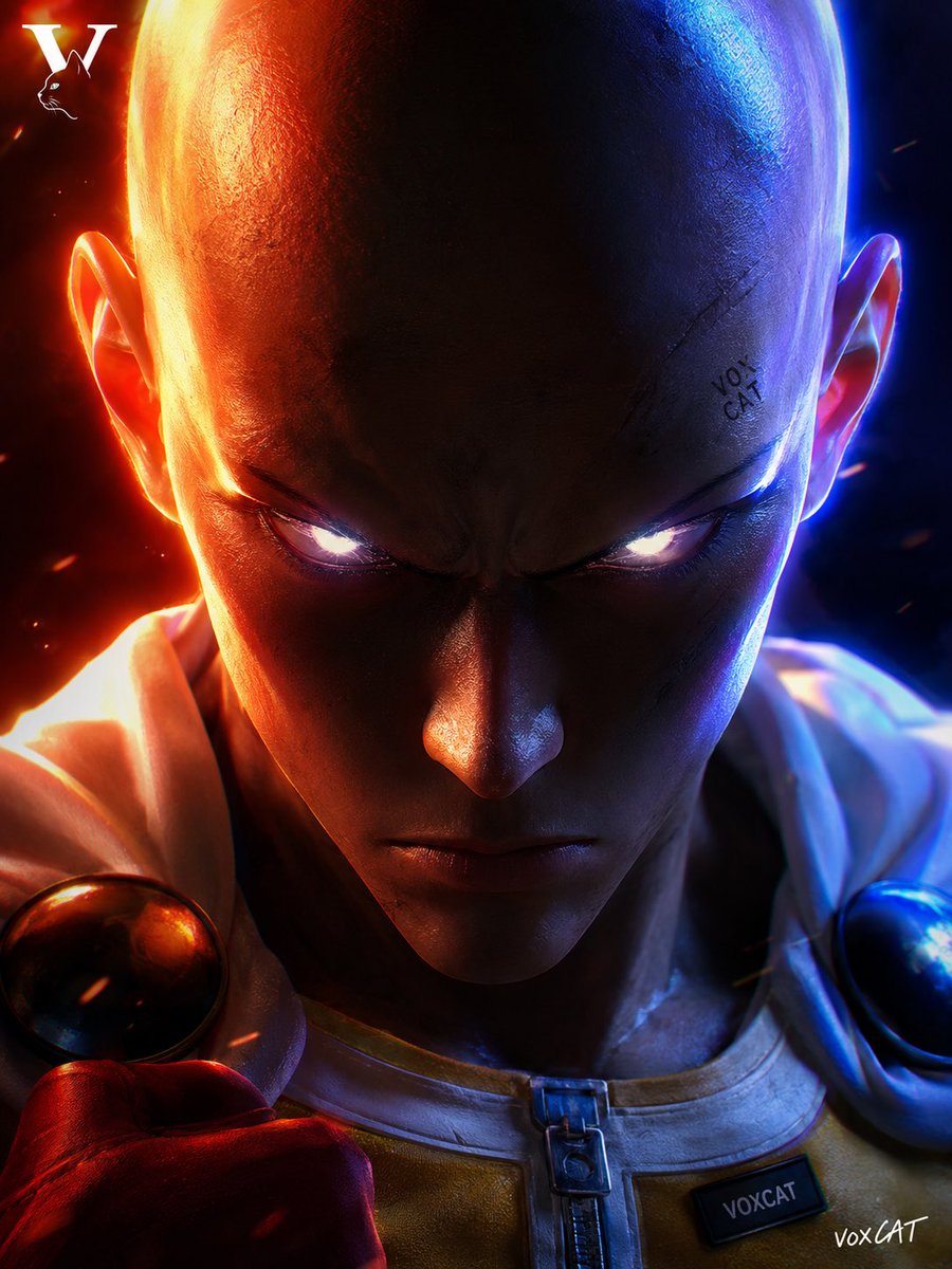 Neon Cinematic Anime Portrait