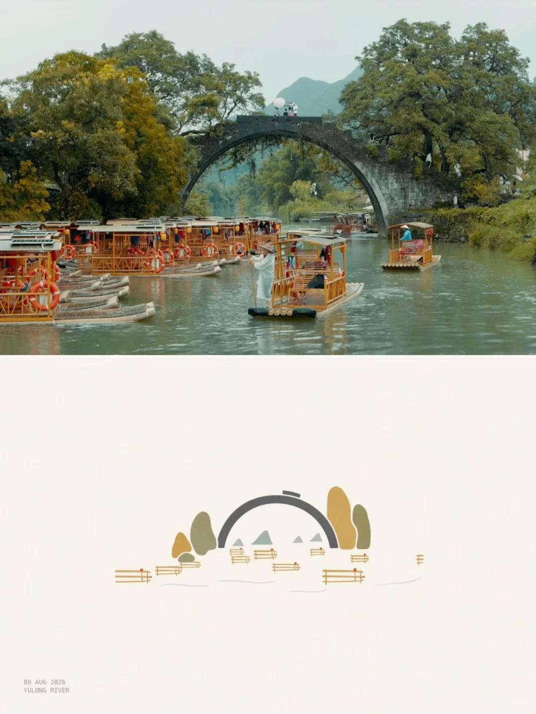Create a refined editorial travel-poster composition inspire