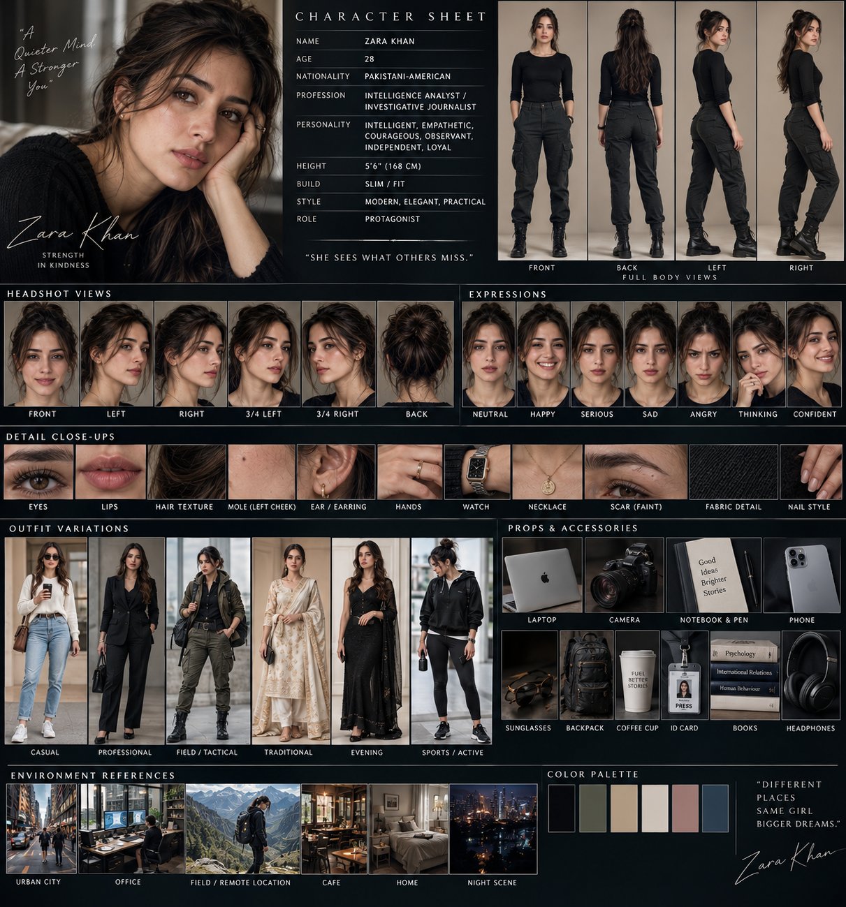 CREATE A PREMIUM, ULTRA-REALISTIC FEMALE CHARACTER