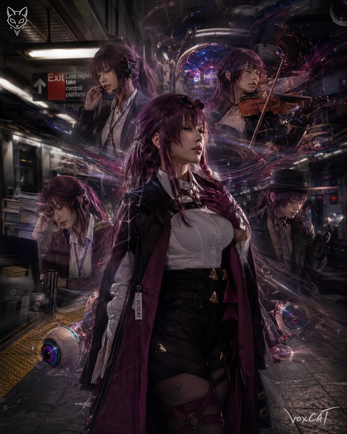 《瞬息全宇宙》风格，[角色名]。以作品名称作为唯一风格滤镜，整体呈现情感真挚的多元宇宙混乱感、普通日常空间与离奇人生分支