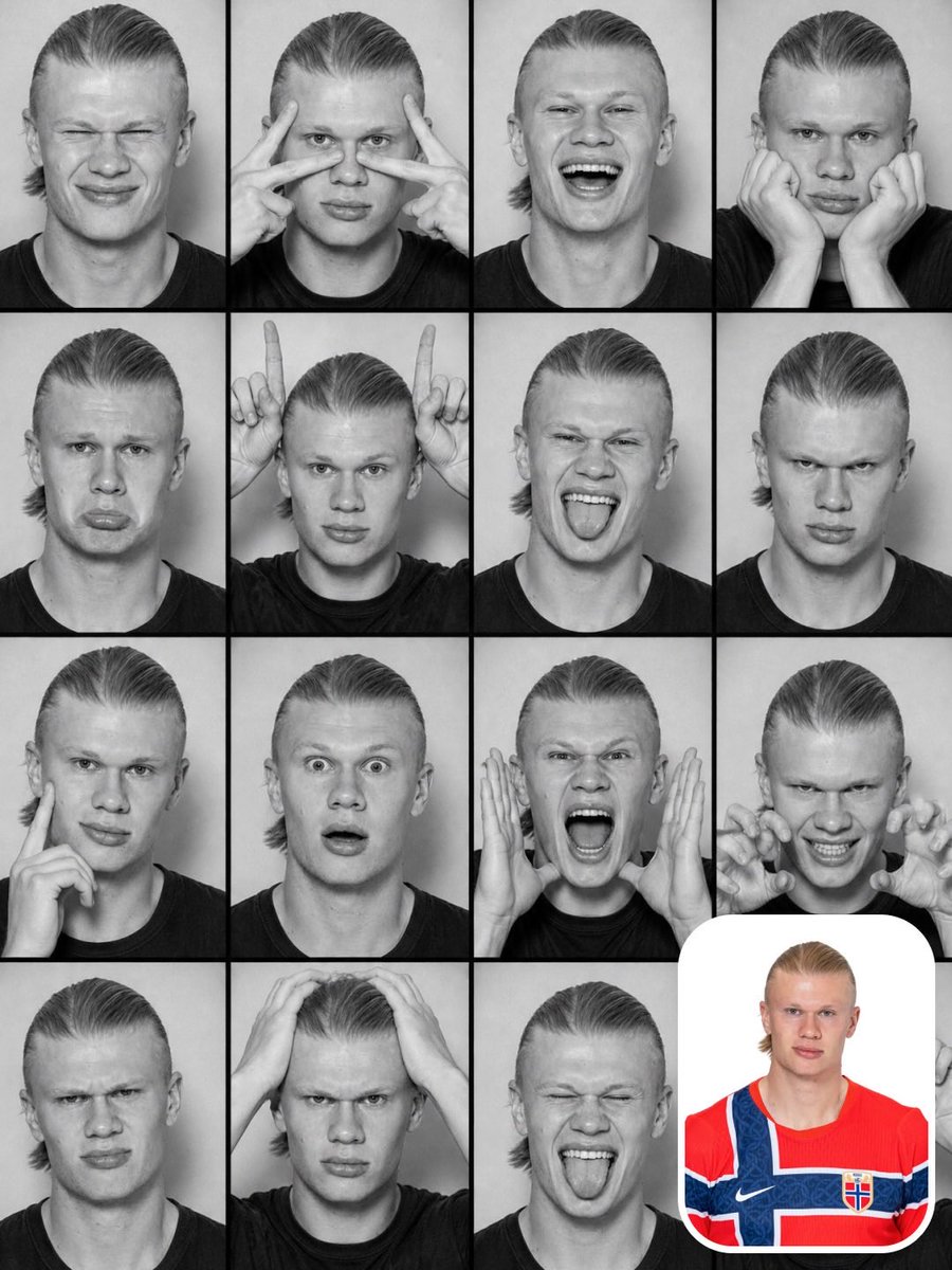 4x4 Photobooth Expression Grid - JSON format prompt. Upload