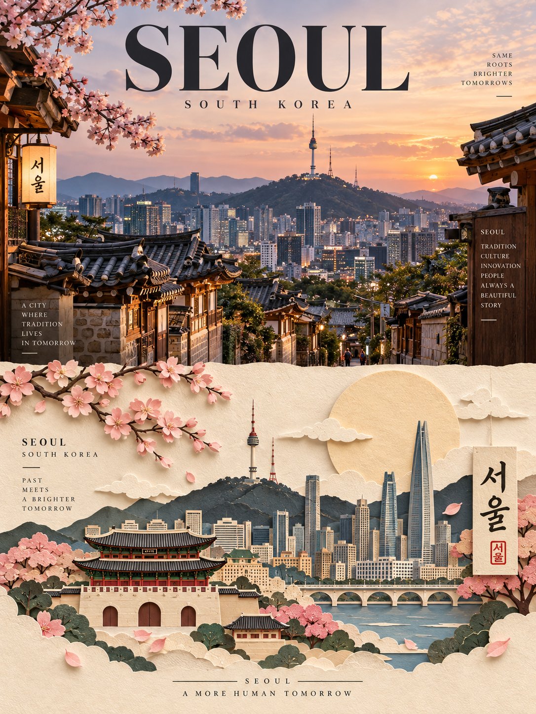 Create a premium high-end editorial travel poster for [CITY 