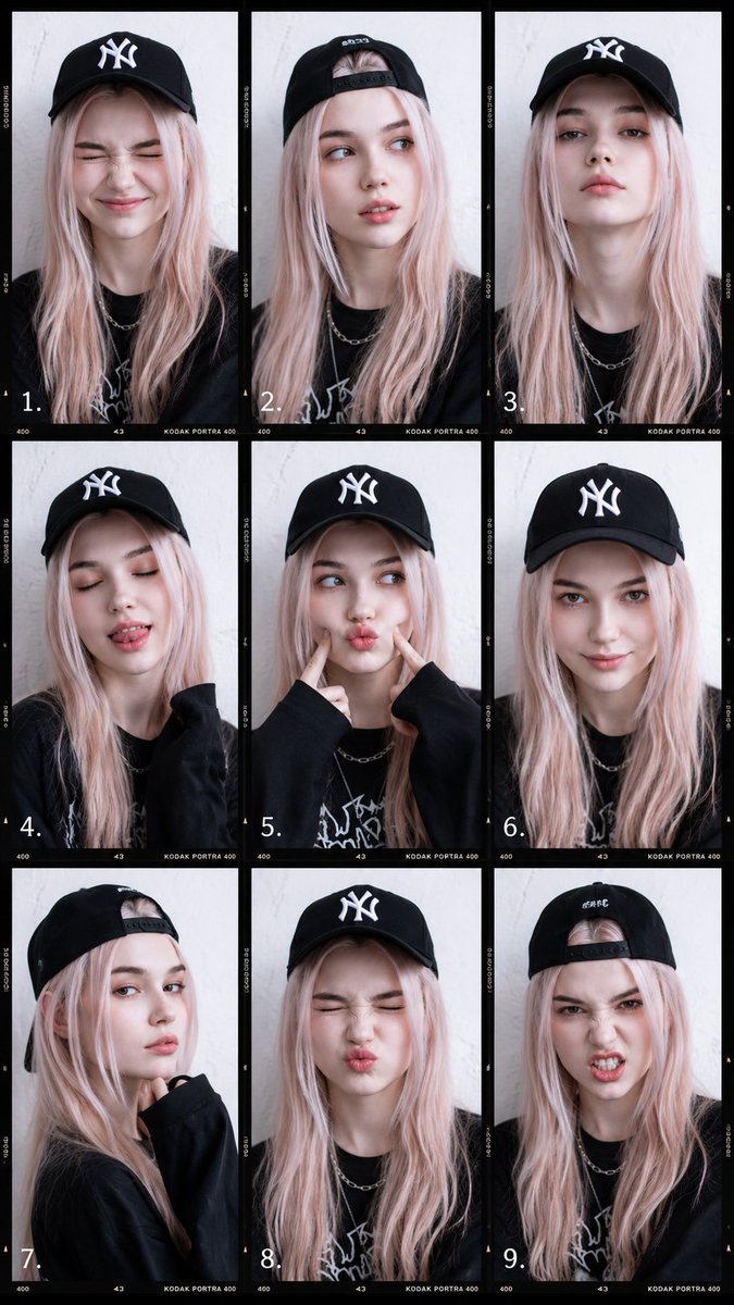 Edit this photo and don't change the face, portrait 9:16. A