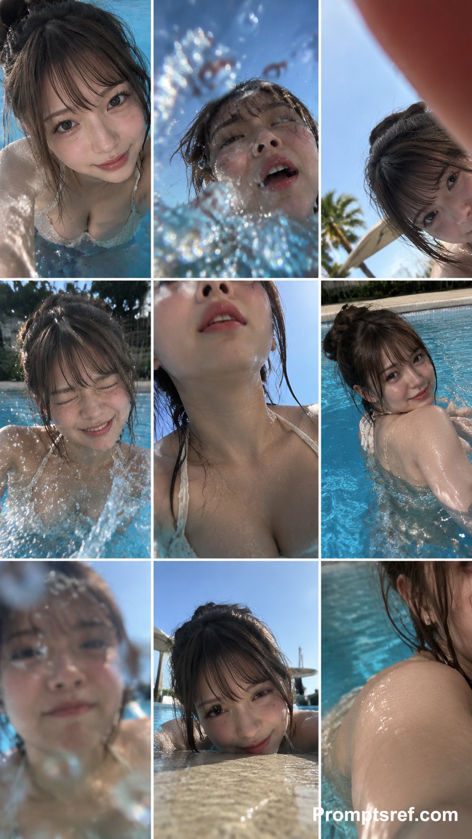 A collection of amateur snapshots gone wrong, arranged in a 