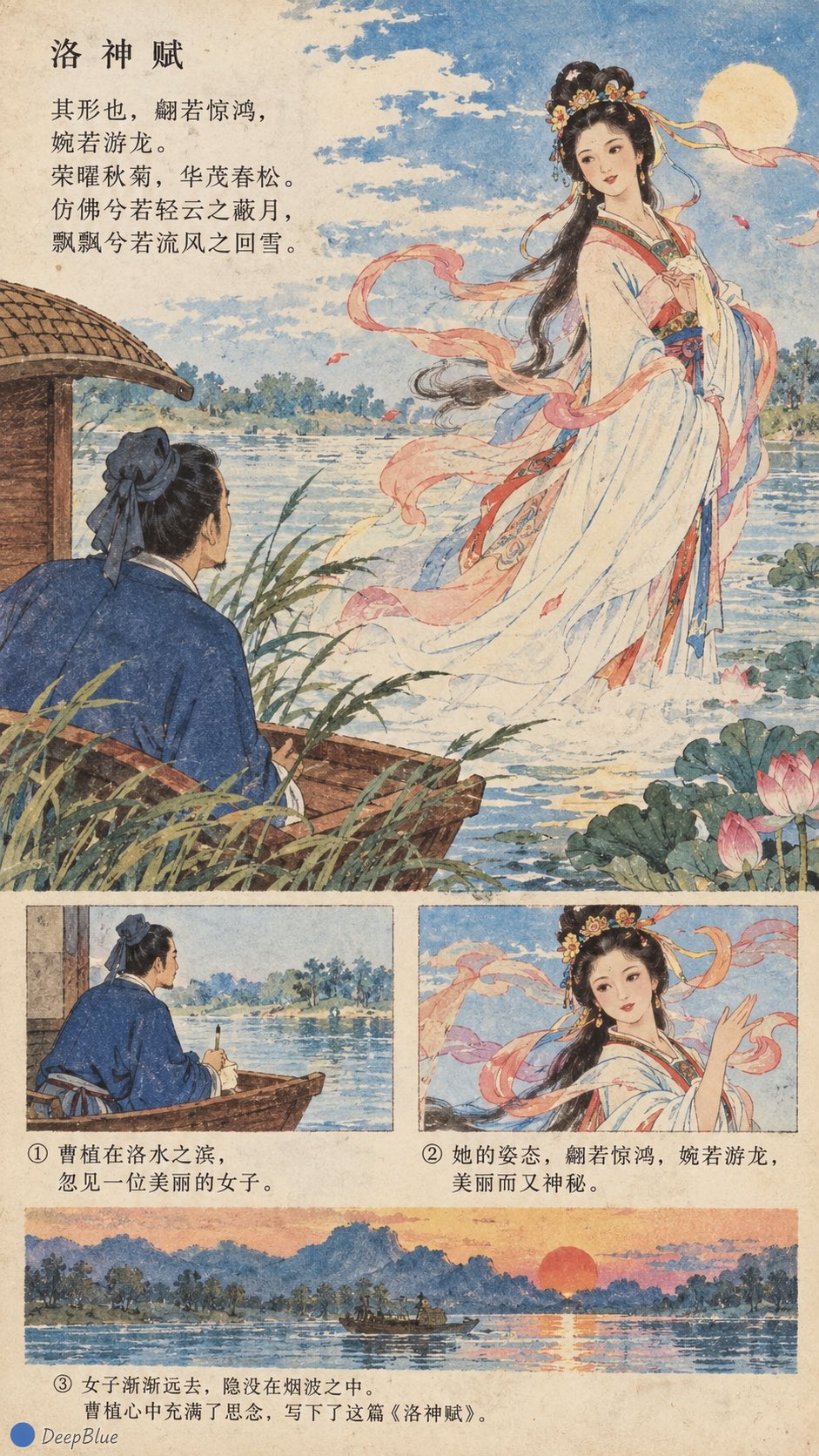 【主体】 × 90年代中国小学语文课本插画 × 明快色彩 × 情节插图 × 旧教材印刷质感