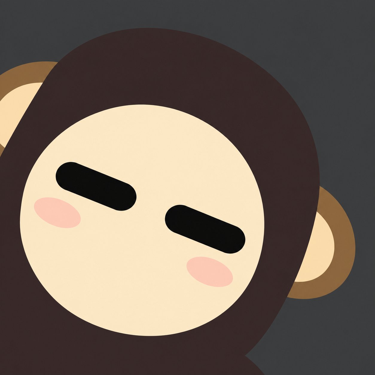 Reimagine the provided image as a minimalist 2D robot face. 