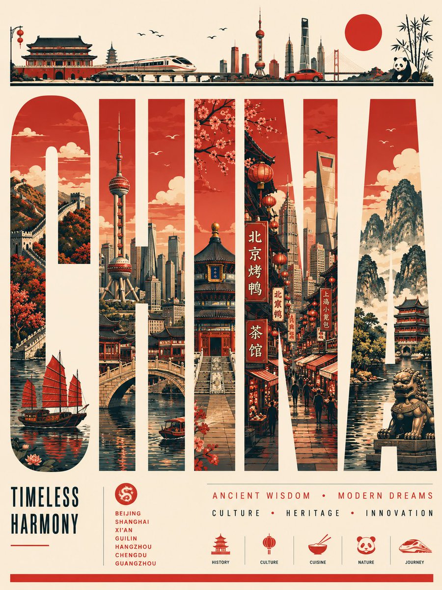 Classic travel poster vibes with a contemporary twist.