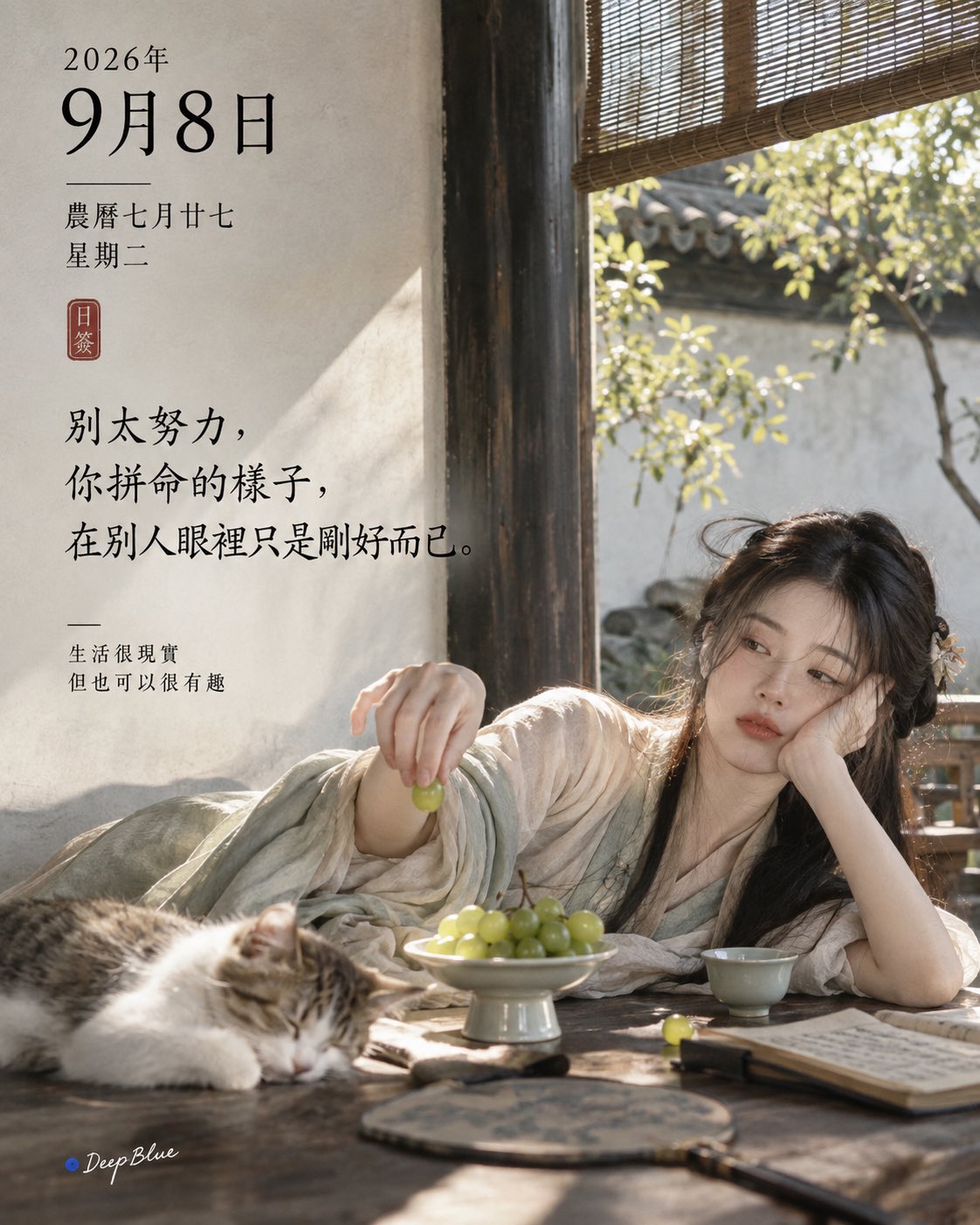 【毒雞湯日簽｜2026年9月8日】