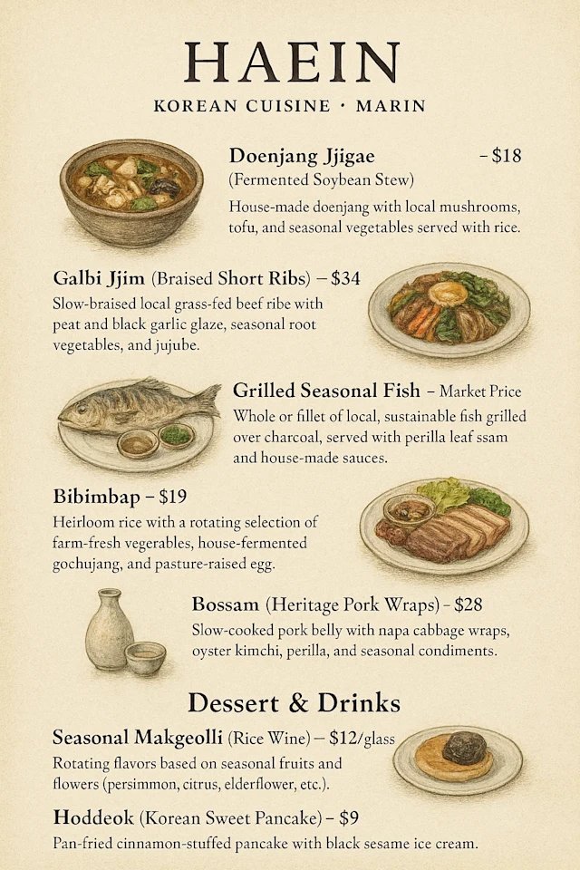 6. Menu Cards: